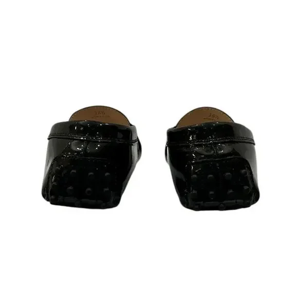 Tod’s City Gommino Patent Leather Loafers Black Size 38.5 Italy / 8.5 US - Picture 11 of 13
